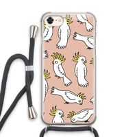 Papegaai: iPhone 7 Transparant Hoesje met koord