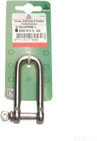 D-sluiting l-model 6mm rvs - Deltafix