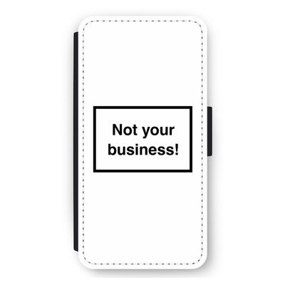 Not your business: iPhone 11 Flip Hoesje