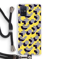 8-bit N°3: Samsung Galaxy A71 Transparant Hoesje met koord