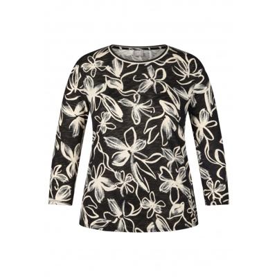 Rabe - Zwart | Dames | Top | Zwart | 48 | regular | Kamst mode