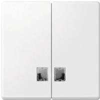 Merten 437519 Wisselschakelaar Afdekking System M Polar-wit 1 stuk(s)