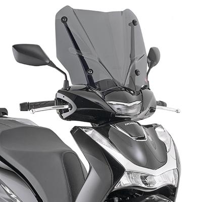 GIVI Windscherm, moto en scooter, D1181S Verhoogd getint