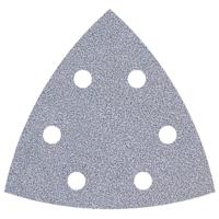 Wolfcraft 1160000 Deltaschuurpapier Met klittenband, Geperforeerd Korrelgrootte (num) 40 Hoekmaat 95 mm 5 stuk(s)