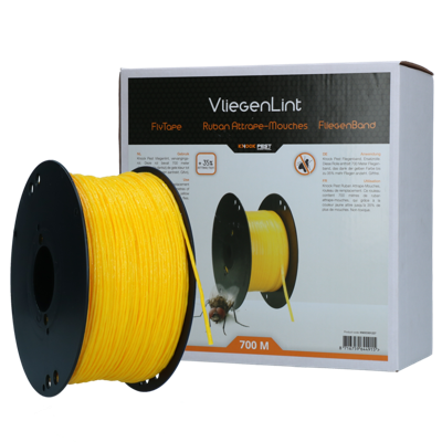 Knock Pest Vliegenlint Vervangingsrol geel 400 m
