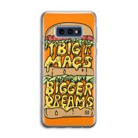 Big Macs Bigger Dreams: Samsung Galaxy S10e Transparant Hoesje