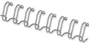 Fellowes draadruggen, doos van 100 stuks, 6 mm, zilver