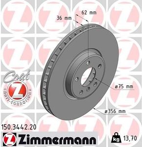 Remschijf Coat Z 150344220