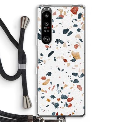Terrazzo N°4: Sony Xperia 1 III Transparant Hoesje met koord