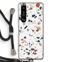 Terrazzo N°4: Sony Xperia 1 III Transparant Hoesje met koord