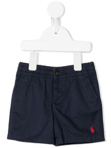 Ralph Lauren Kids short en coton à logo brodé - Bleu