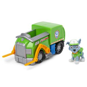 PAW Patrol - Rocky - Vuilniswagen - Speelgoedvoertuig met actiefiguur