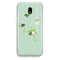 Hang In There: Samsung Galaxy J3 (2017) Transparant Hoesje