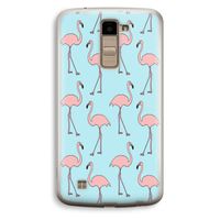 Anything Flamingoes: LG K10 (2016) Transparant Hoesje