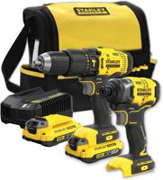 Stanley FATMAX SFMCK465D2S SFM V20 HDD,IDD w 2x2Ah Batteries, SB - SFMCK465D2S-QW