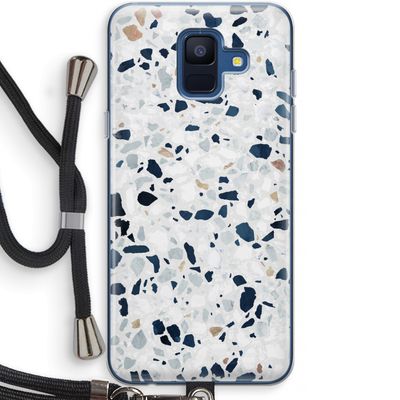 Terrazzo N°1: Samsung Galaxy A6 (2018) Transparant Hoesje met koord