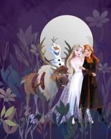 Komar Into Wonderland Fotobehang - Disney Frozen Full Moon Hike - IADX4-092