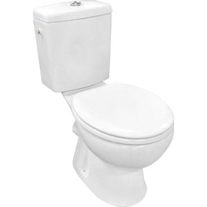 GO by Van Marcke Carde PACK staand toilet Huitgang 19 cm met WCzitting reservoir met Geberit spoelmechanisme wit porselein met bevestigingsmateriaal 049055
