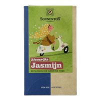 Sonnentor Jasmijn groene thee bio 18 Zakjes