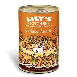 Lilys Kitchen Hondenvoer - Blik - Sunday Lunch - 6 x 400 g