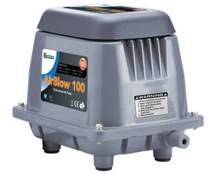 Koi Pro Air Blow 100 Luchtpomp - Fluisterstil 45 dba, Energiezuinig, 100L/min - Inclusief 2 Jaar Garantie