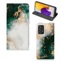 Standcase voor Samsung Galaxy A72 (5G/4G) Marmer Groen Standcase voor Samsung Galaxy A72 (5G/4G) Marmer Groen