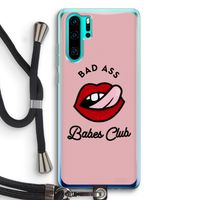 Badass Babes Club: Huawei P30 Pro Transparant Hoesje met koord