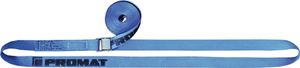 Promat Sjorband | DIN EN 12195-2 | lengte 6 m breedte 25 mm | met klemslot | LC omdr. 250 daN - 4000365083 4000365083