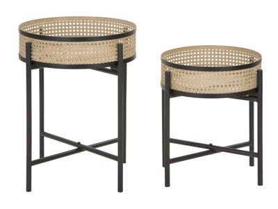 TAFEL FUJI SET 2 STUKS CM Ø 40X50-35X40