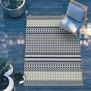 Easy Living - Vloerkleed Antibes AN06 Blue/White Geometric -