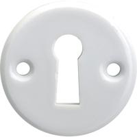 Sleutelrozet pors. Evelyne wit