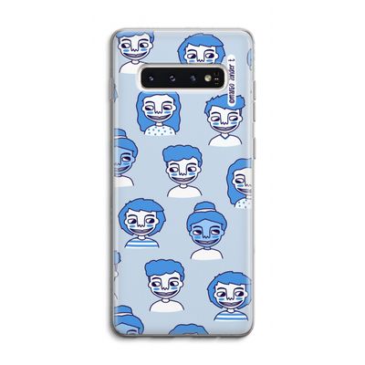 Gezichtjes: Samsung Galaxy S10 4G Transparant Hoesje