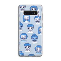 Gezichtjes: Samsung Galaxy S10 4G Transparant Hoesje