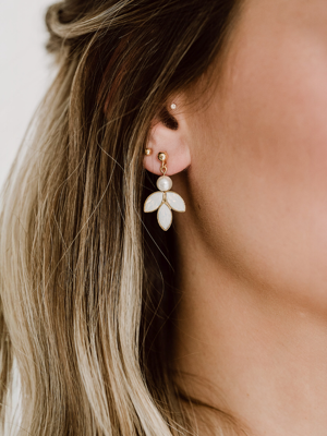 Perlenbräute Kate oorbellen