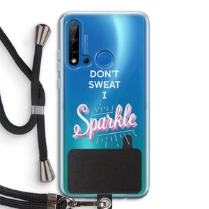 Sparkle quote: Huawei P20 Lite (2019) Transparant Hoesje met koord