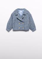 Abel & Lula winter jas meisjes - licht blauw