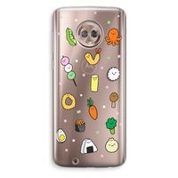 Happy bento friends: Motorola Moto G6 Transparant Hoesje