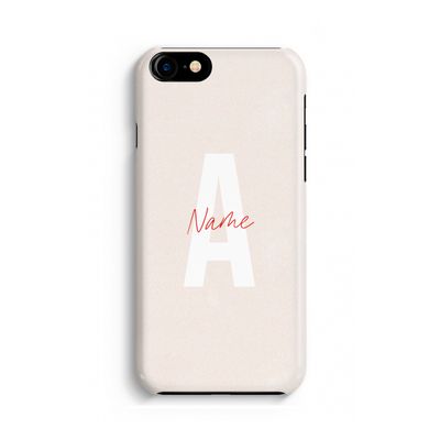 Strawberry Milkshake: Volledig Geprint iPhone 7 Hoesje