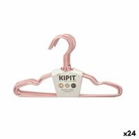 Kleerhangerset Metaal Siliconen 9,5 x 0,3 x 18 cm (24 Stuks)