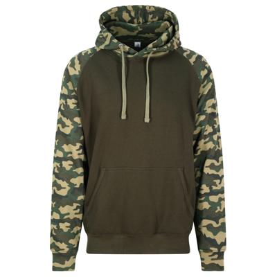 Just Hoods capuchon sweater - camouflage/groen - heren - hoodie