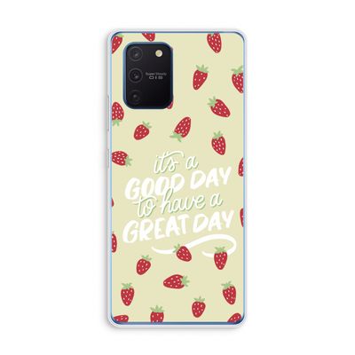Don't forget to have a great day: Samsung Galaxy Note 10 Lite Transparant Hoesje