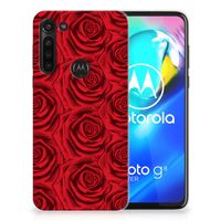 Motorola Moto G8 Power TPU Case Red Roses - thumbnail
