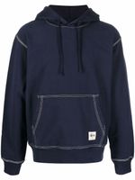 Stüssy hoodie à coutures contrastantes - Bleu - thumbnail