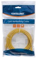 Intellinet 319805 RJ45 Netwerkkabel, patchkabel CAT 5e U/UTP 3.00 m Geel 1 stuk(s) - thumbnail