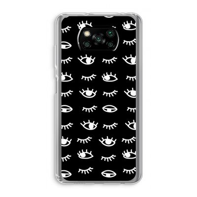 Eye pattern #3: Xiaomi Poco X3 NFC Transparant Hoesje