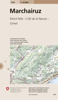 Wandelkaart - Topografische kaart 1241 Marchairuz | Swisstopo