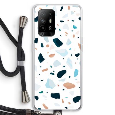 Terrazzo N°13: Oppo A94 5G Transparant Hoesje met koord