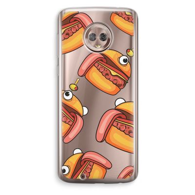 Hamburger: Motorola Moto G6 Transparant Hoesje