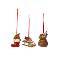 VILLEROY & BOCH - Nostalgic Ornaments - Ornamenten Cadeaus 9cm s/3