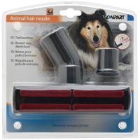 Scanpart honden- en kattenhaarborstel 32+35mm Borstel Zwart